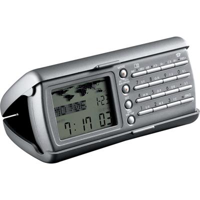 Custom Global Explorer Travel Alarm Clock