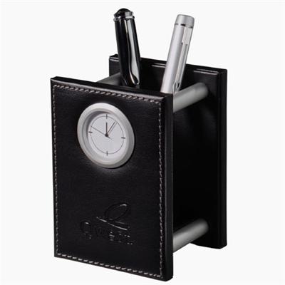 Custom Metropolitan Pencil Cup Clock