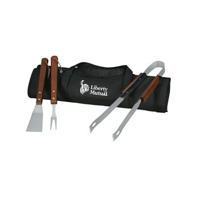Custom Walnut Grove BBQ Set
