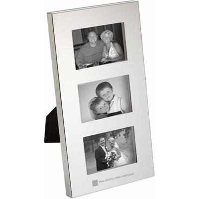 Custom Radiance Silver Plated Family Photo Frame