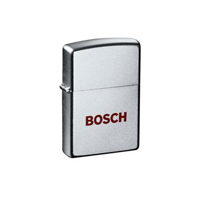 Custom Zippo Windproof Lighter Satin Chrome