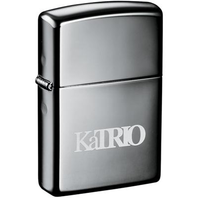 Custom Zippo Windproof Lighter Black Ice