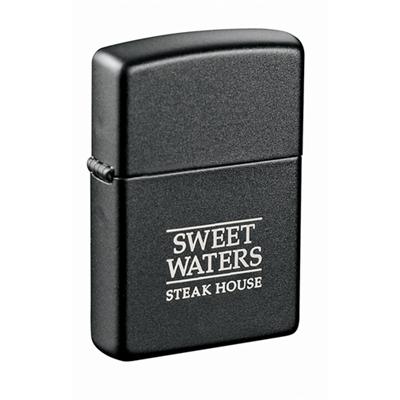 Custom Zippo Windproof Lighter Black Matte