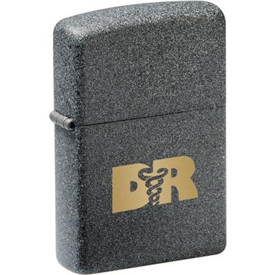 Custom Zippo Windproof Lighter Iron Stone