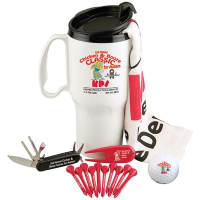 Custom Cart Caddie w/1 Titleist DT Solo Golf Ball