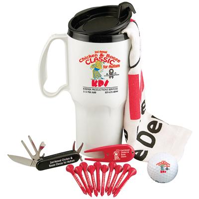 Custom Cart Caddie w/1 Nike Mojo Golf Ball
