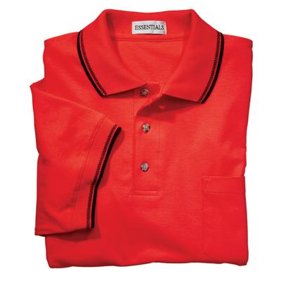 Custom MEN'S JERSEY POLO WITH POCKET