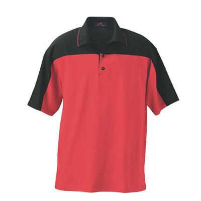 Custom MEN'S JERSEY COLOR BLOCK POLO