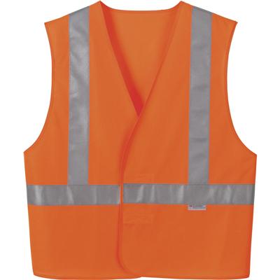 Custom NEW MENS' VERTICAL STRIPE SAFETY VEST