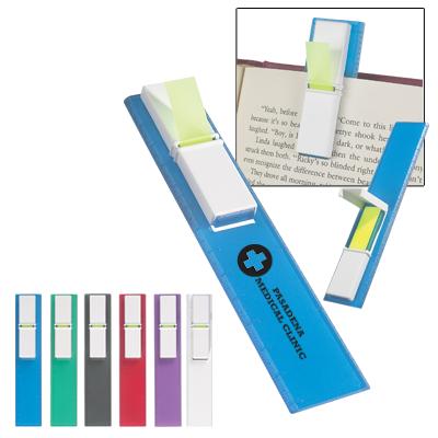 Custom BOOK MARK RULER WITH POP UP STICKY FLAGS