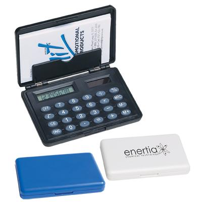 Custom BUSINESS CARD HOLDER CALCULATOR