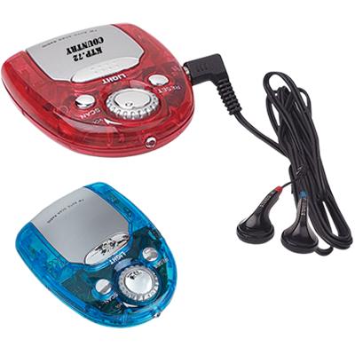 Custom TRANSLUCENT FM AUTO SCAN RADIO